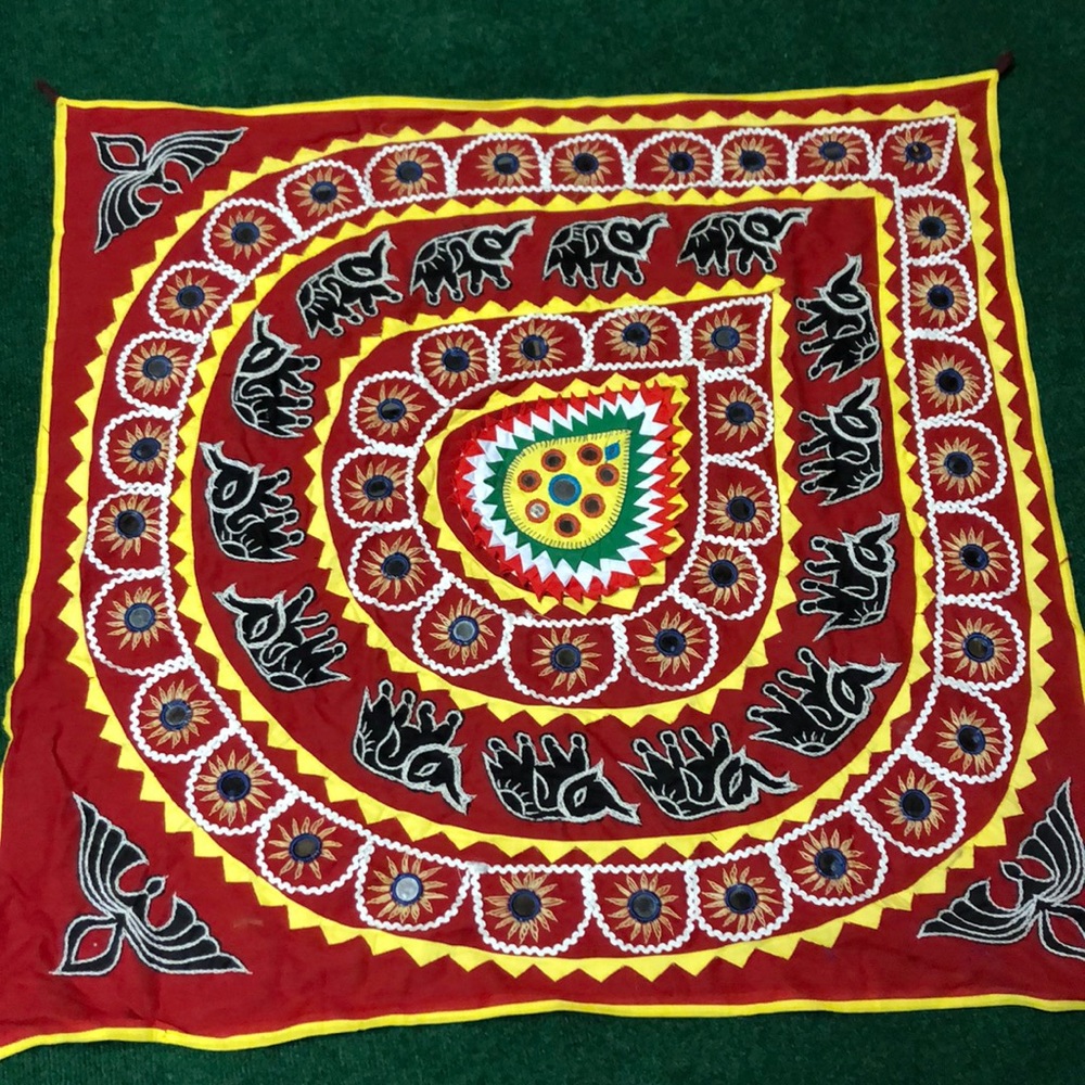 Indian threaded tapestry
